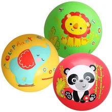 Детская игрушка, резиновый мяч для младенцев, садовый мяч для малышей 1-3-6 лет, плотный эластичный PVC9-Inch, pai qiu