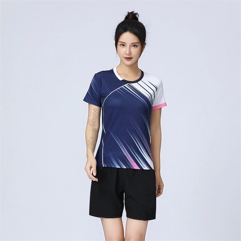 Damen Kurzarm Girlie T-Shirt Table Tennis-Support Team Fanshirt Trikot kaufen 
