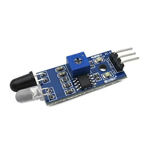 

Infrared Barrier Module/Obstacle Avoidance Small Car Obstacle Avoidance Sensor/Black And White Line Identification Distance Adju