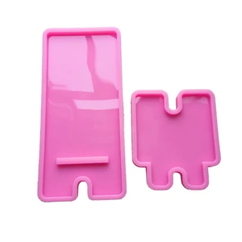 

Handmade Phone Stands Silicone Molds Cell Phone Bracket Silicone Mold DIY Phone Holder Epoxy Resin Moulds Art Craft