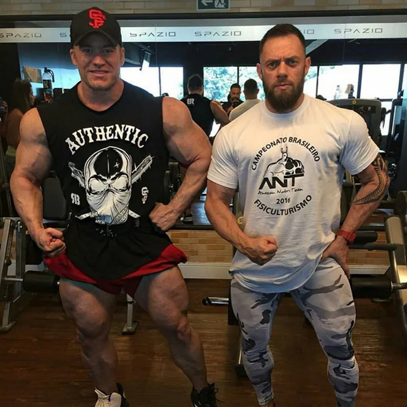 New Brand mens Summer Cotton Slim Tank Tops gyms Clothing Bodybuilding Fitness tops