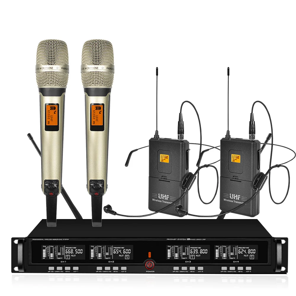 

UHF Wireless Microphone Headset Microphone 9000 Handheld Stage Performance School Church Microphone Wireless