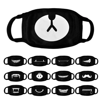 

Cartoon Lovely Cotton Masks Washable Teeth Pattern Cute Festive Party Warm Keep Kids Anti Bacteria Proof Flu Respirator Mask