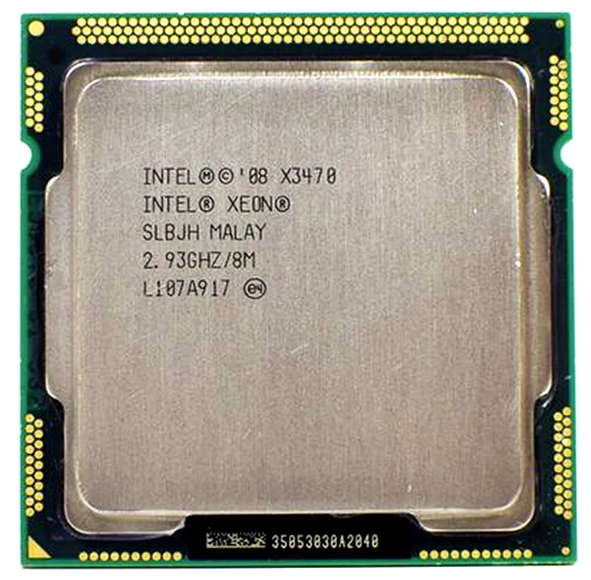 Intel Xeon X3470 2.933 GHz Quad-Core Eight-Thread 95W CPU Processor Quad-Core 8M 95W LGA 1156