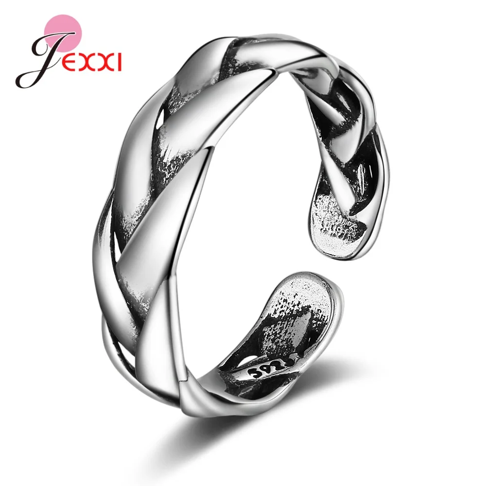 Factory Price 925 Sterling Silver Fashional Cute Retro Charming Open Rings For Woman Girls Wife Student Wholesale Jewelry | Украшения и