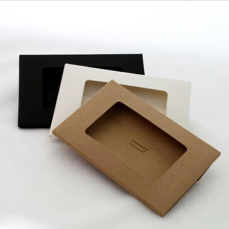 10PCS Kraft paper folded envelope box paper Photo frame Can put postcards decoration бумага для фотопринтера xiaomi instant photo paper 3
