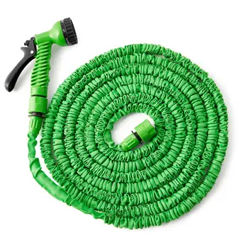 

Green Garden Hose Expandable Magic Flexible Water Hose Hose Plastic Hoses Pipe With Spray Gun Watering Car Wash Spray 25FT-175FT