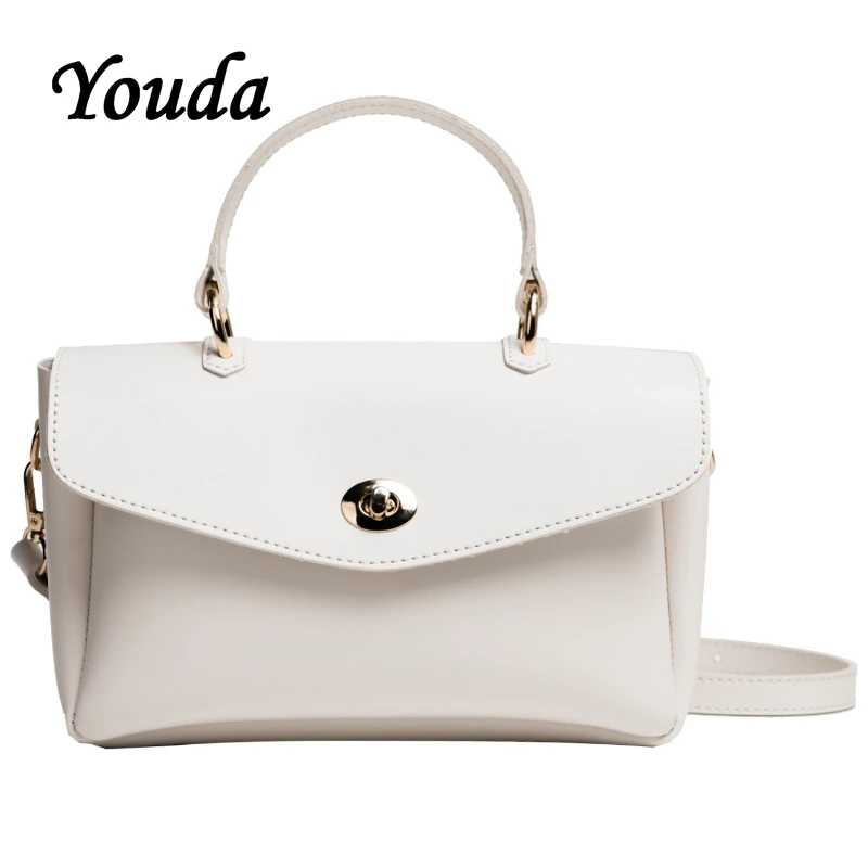 

Youda Original New Fashion Solid Color Ladies Shoulder Bag Large Capacity Handbag Simple Style Messenger Bags Shopping Tote