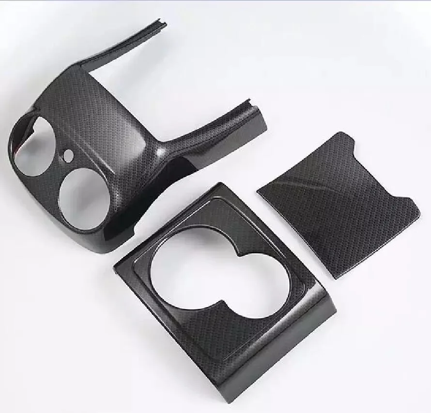 

For Benz E Class W213 etc Carbon Fiber Or Metal Car Armrest Rear Air Outlet Cover Vent Sticker