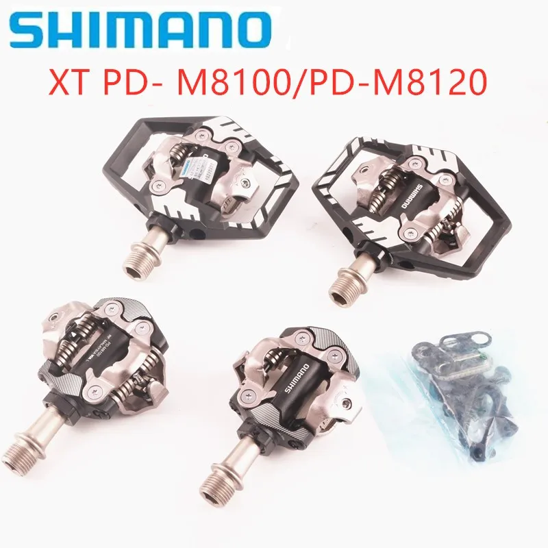 Shimano Deore XT PD-M8100 PD-M8120 Гонки Педаль SPD MTB горный велосипед педали с SM-SH51 бутсы | Спорт и