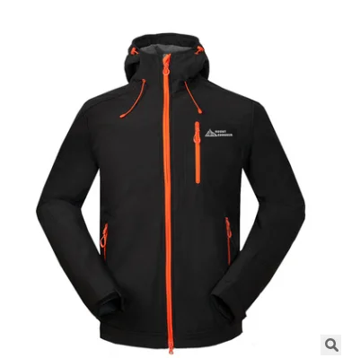 color 3 MC15RK0202 Водонепроницаемая ветровка для мужчин, уличная флисовая куртка, Спортивная дышащая куртка для пеших прогулок или кемпинга, мягкая куртка - Цвет: color 3