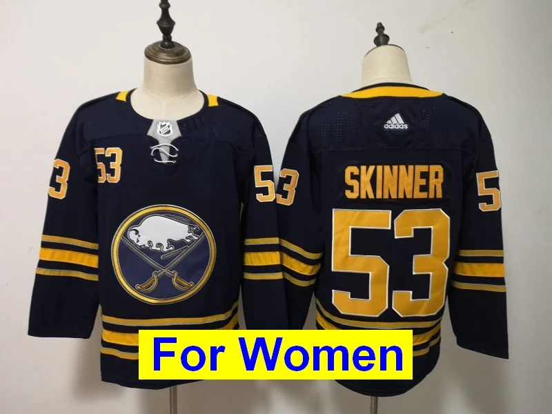 Все сшитые женские майки Buffalo Jack Eichel Rasmus Dahlin Jeff Skinner