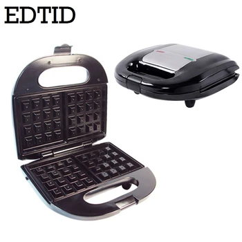 

EDTID Electric Mini Waffles Maker Waffle Egg Cake Oven Pancake Non-stick Baking Pan Breakfast Machine Muffin Sandwich Iron eu us