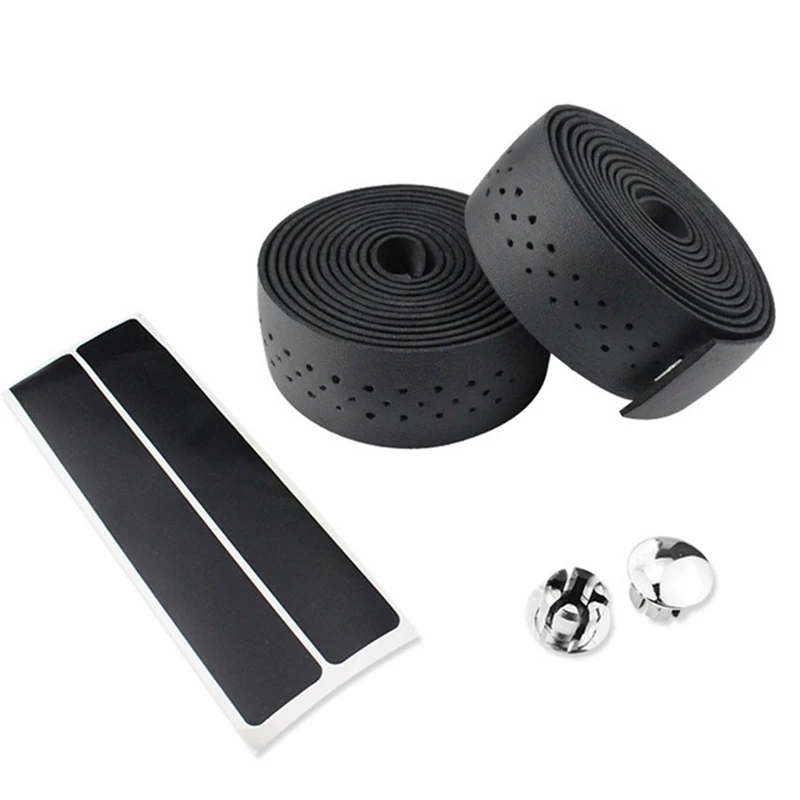 

Cycling PU+EVA Handlebar Belt Non-slip Light Weight For Road Bike Carbon Strap Outdoor Riding Bicycle Handle bar Tape Black