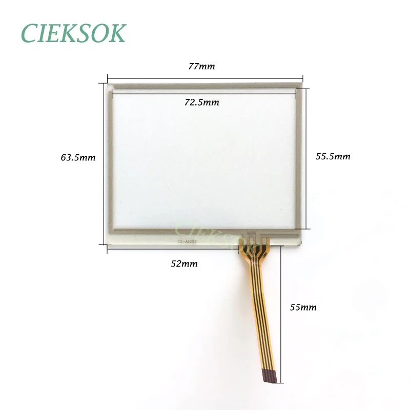3.5 inch touch TS-A1053 77x63.5mm 1