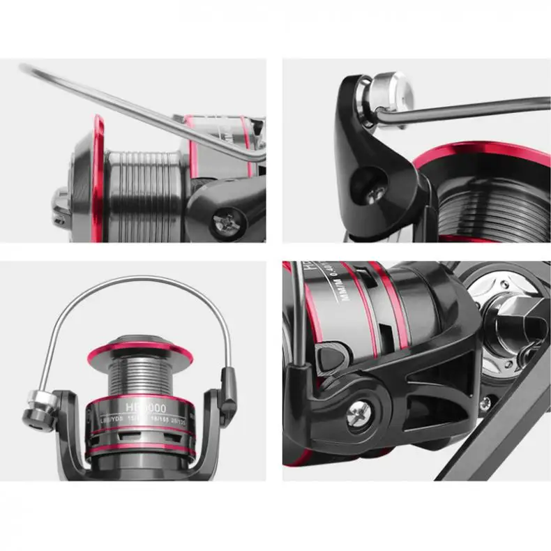 500-7000 Series Spinning Fishing Reel 5.2:1 12BB 8KG Max Drag Rock Lure Sea Carp Fishing Wheel Spinning Fishing Reels