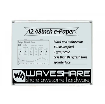 

Waveshare 12.48inch E-Ink raw display, 1304*984,black/white dual-color