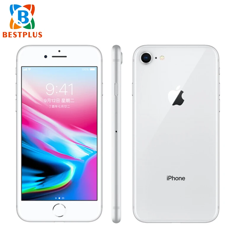 Verizon версия Apple iPhone 8 A1863 2 Гб Оперативная память 64 Гб Встроенная память LTE мобильный телефон 4," отпечатков пальцев iOS 11NFC 1821 мА/ч, смарт-чехол для телефона