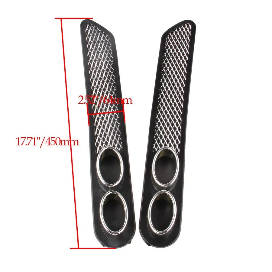 Универсальные автомобильные наклейки POSSBAY на вентиляционное отверстие крыло