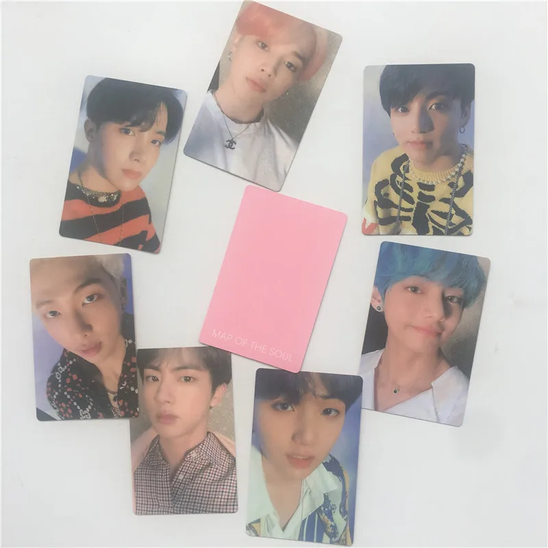 

4PCS/SET Bangtan Boys Album Lomo Cards Signature Card Photocard JIMIN Jungkook Kim Tae Hyung Boy with LUV Speak Yourself