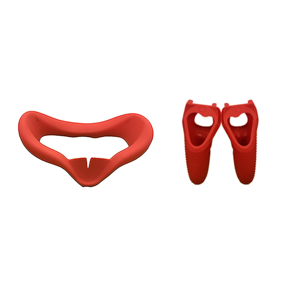 Red Kit Маска для глаз комплект для Oculus Quest VR гарнитура анти-пот унисекс анти-утечка светильник блокирующий Мягкий силиконовый чехол для глаз - Цвет: Red Kit