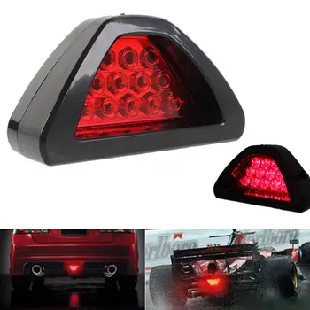 

Universal F1 Style Triangle 12 LED Car Rear Stop Tail Lamp Triangle Brake Light