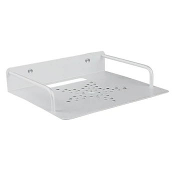 

Wall Mounted Storage TV Box Router Shelf Set Top Box Stand Mini PC DVD Player Stand Aluminum Single Layer Space