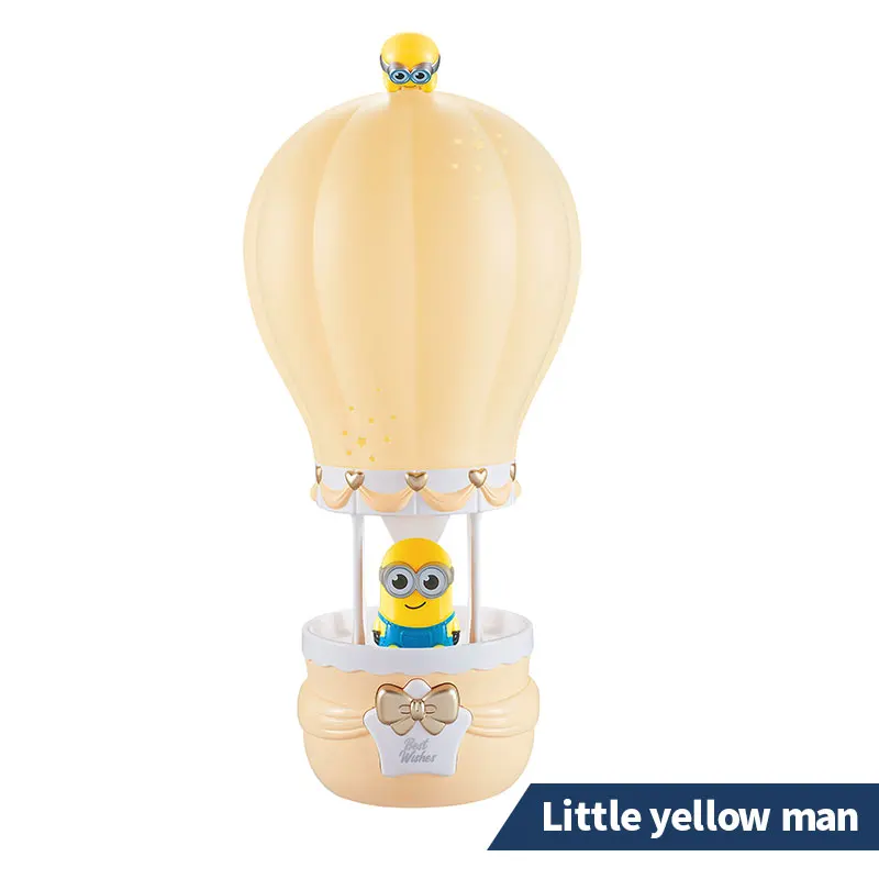 Led мультфильм горячий воздух лампа в форме воздушного шарика милая игрушка детская спальня животное креативная игрушка ночник - Цвет: Little yellow man