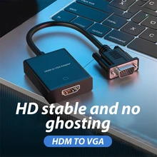 New 1080P HD HDMI to VGA Adapter Digital to Analog Video Audio Converter For PS3 PS4 Xbox PC Laptop TV Box Projector Accessories