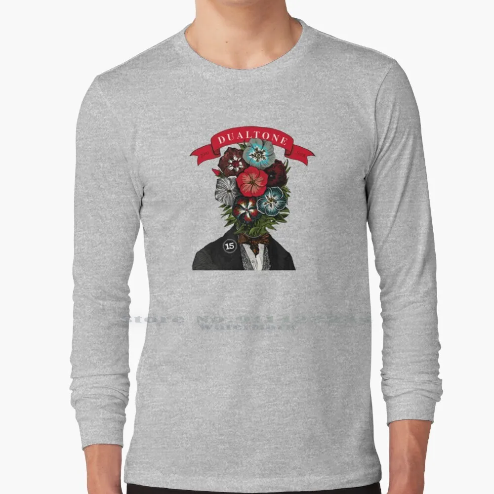 Shakey Graves Dualtone Maglietta A Maniche Lunghe Tee Shakey Graves Dualtone Spotify Folk Indie Band Flowers Album Art Creative