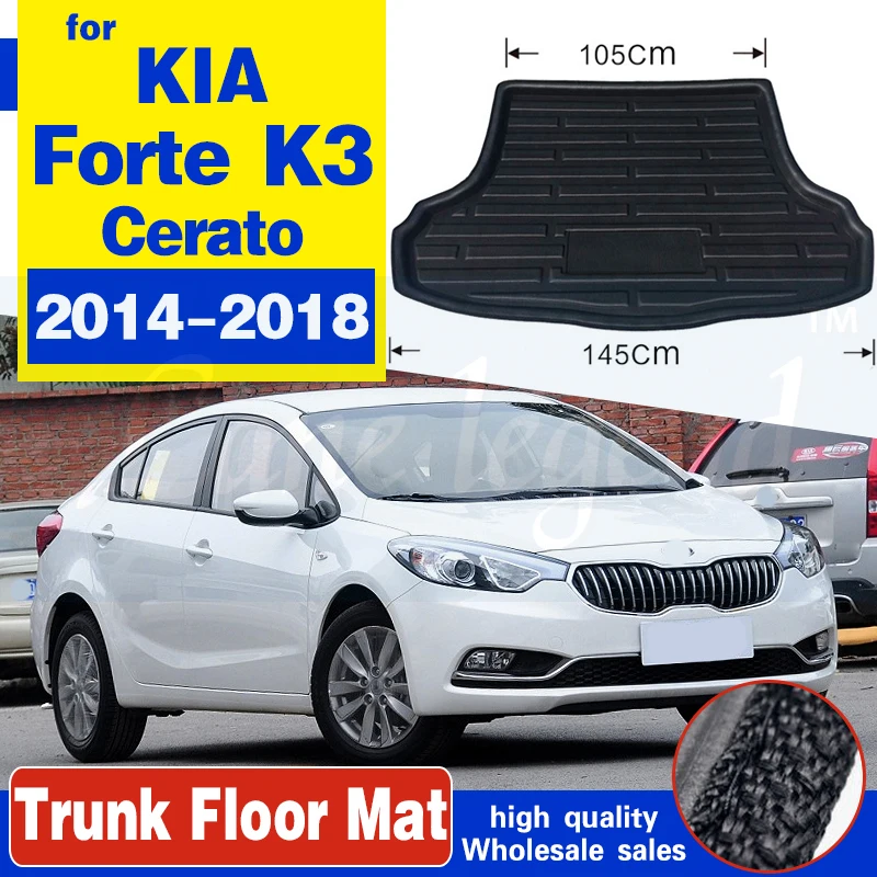 Подкладка для багажника заднего коврик аксессуары Kia Forte Cerato K3 4 dr Sedan 2014 2018