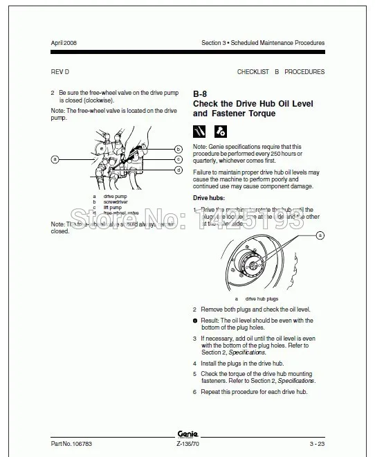 Руководства по обслуживанию вилочных погрузчиков Genie 2013|forklift service manual|service manualmanual