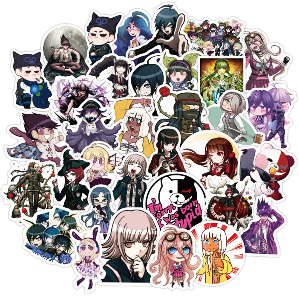 50 шт игра Danganronpa граффити наклейки автомобиль мотоцикл путешествия багаж телефон