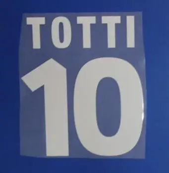 

2001-2002 Retro #10 TOTTI Printing Customize Any Name Number Soccer Patch Badge