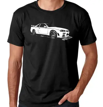 

Nissan Skyline, spare parts, Mens black cotton light weight summer t-shirts