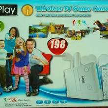 WiWi 16 Домашняя Беспроводная Спортивная Фитнес Беспроводная портативная ТВ игровая консоль 198 в 1 классическая 8 бит игровая мини консоль