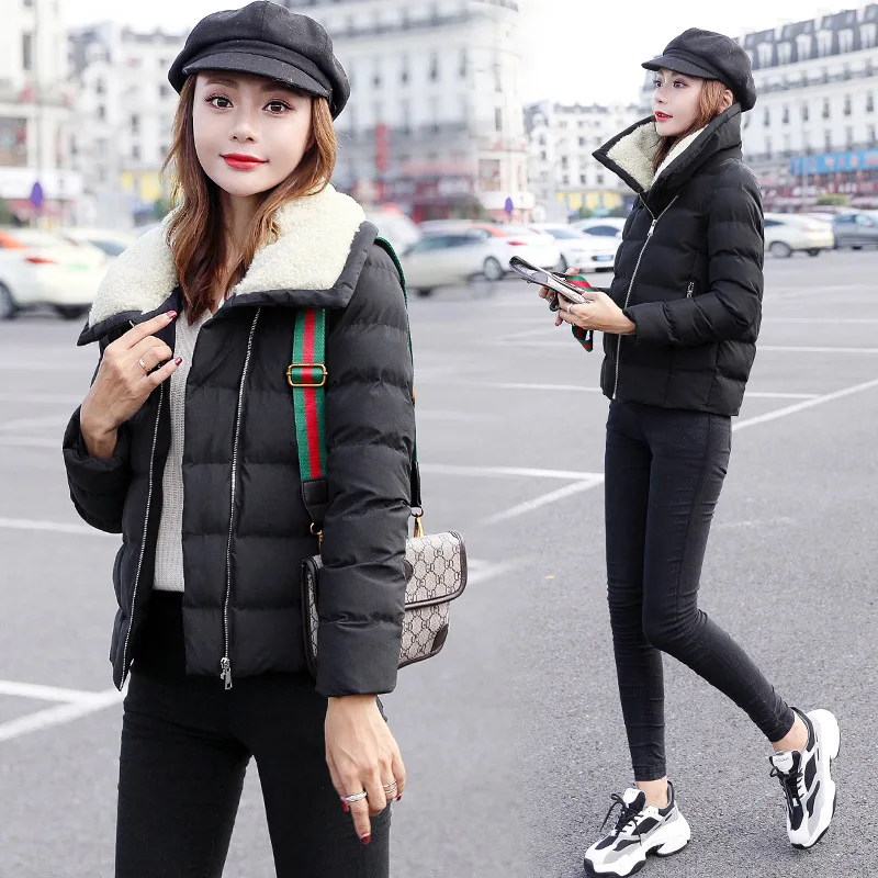 

2019 Winter New Style Asg5872 Korean-style shi yang Gas Still Trend Short Cotton-padded Clothes Women's