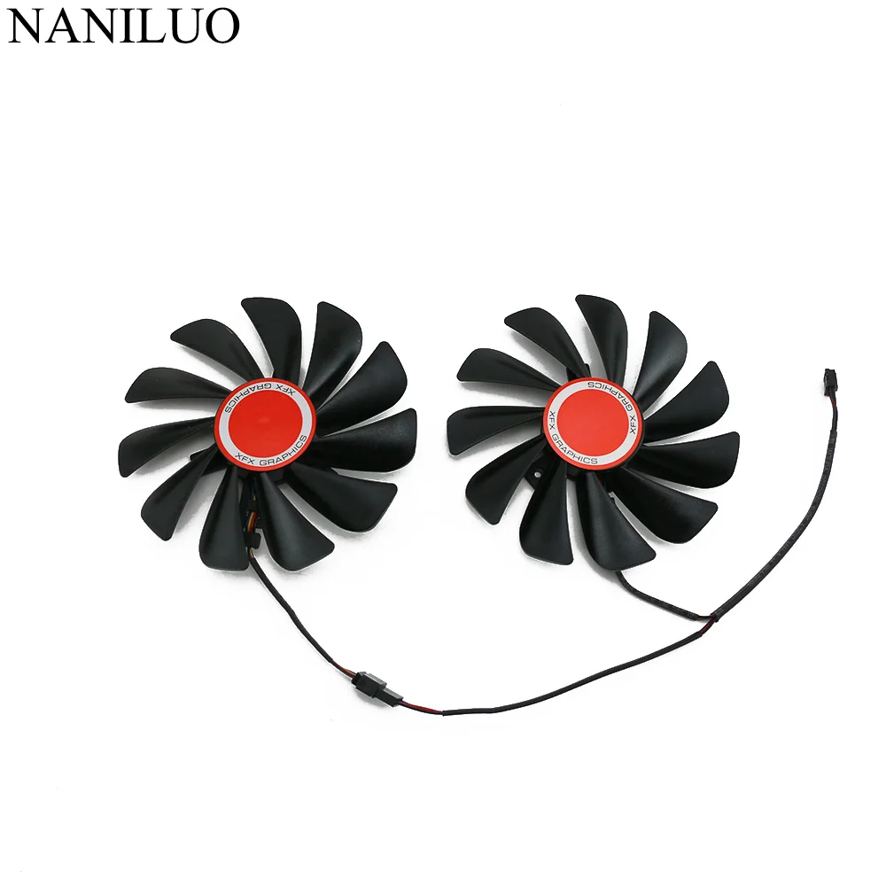 2 шт./лот 95 мм FDC10U12S9-C CF1010U12S охлаждающий вентилятор Замена для XFX AMD Radeon RX 580 590 RX580 RX590