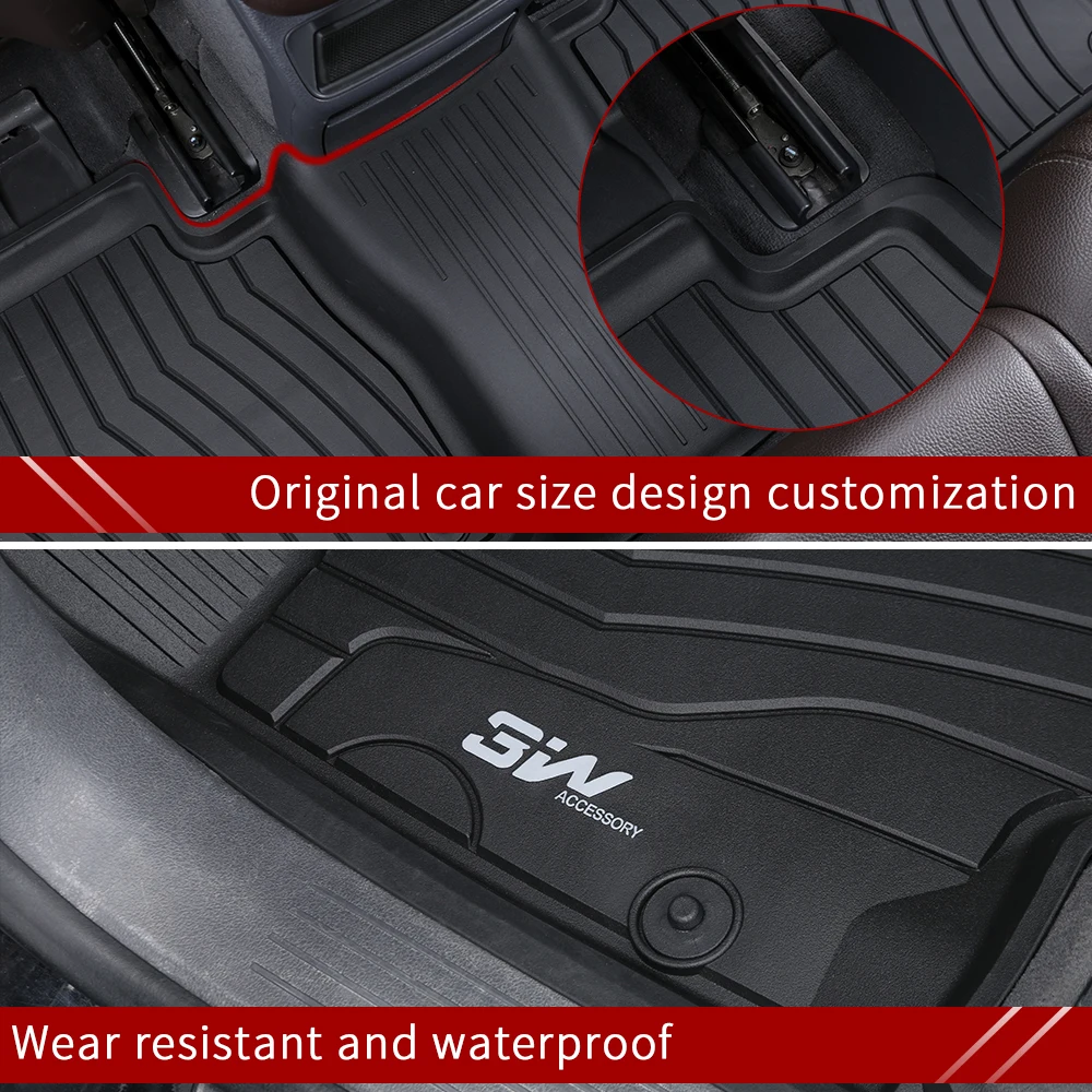 TPE floor mat For Mercedes w205 amg/ interior trim mercedes c class w205 accessories  c205 c200 c260 c300 floor mat