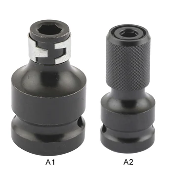 

1/2" to 1/4" Hex Shank Adaptor Quick Release Impact Driver Electric Wrench Conversion Kit Quick Change Socket Adapter Hot Sale