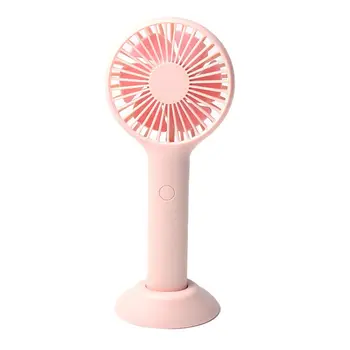 

Mini Portable Handheld Fan USB Rechargeable Cooling Fan Cooler with Stand Cradle for Office Outdoor Travel Use Supplies 27RB