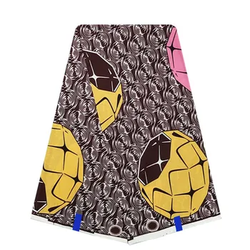 

2020 New Arrival Guaranteed Veritable Wax African Ankara Real Wax Ghana Wax 6 Yards African Printed Fabric 100% cotton