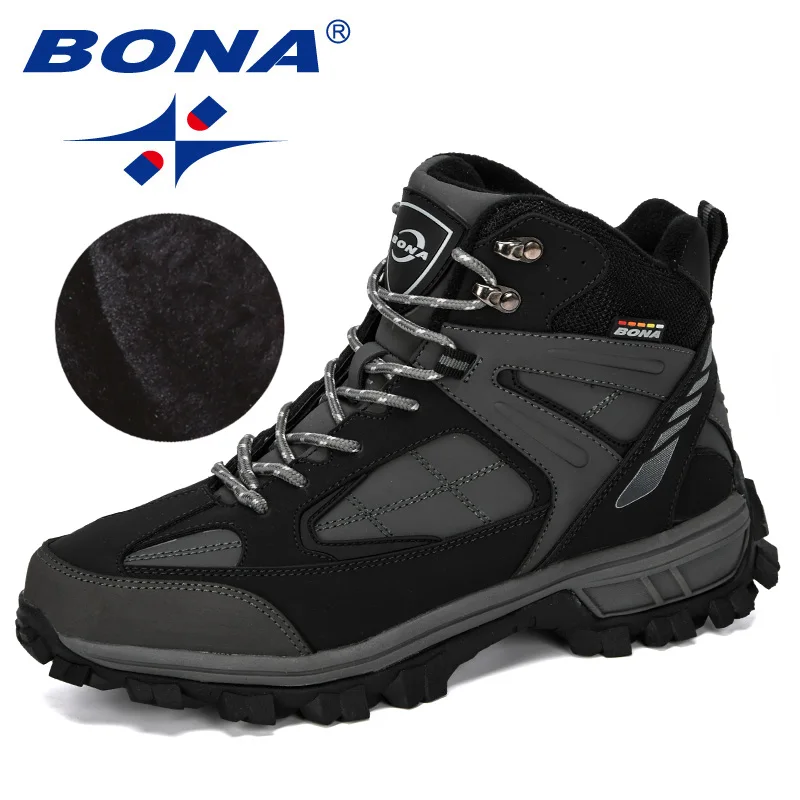 BONA 2019 Neue Designer Nubuk Leder Berg Wüste Klettern Schuhe Männer Knöchel Wanderschuhe Mode Klassische Trekking Schuhe BONA 2019 Neue Designer Nubuk Leder Berg Wüste Klettern Schuhe Männer Knöchel Wanderschuhe Mode Klassische Trekking Schuhe