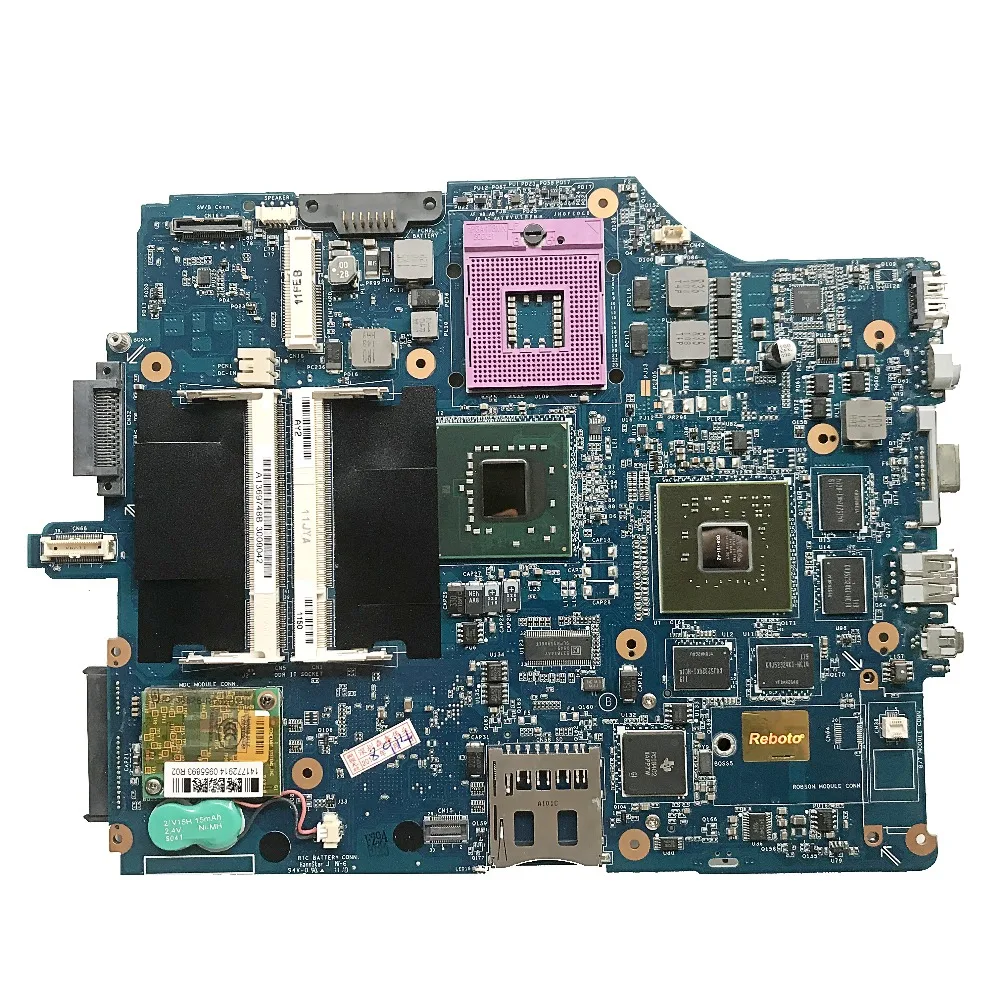 

Excellent For Sony VGN-FZ15 Series Laptop Motherboard MBX-165 MS91 DDR2 A1369748B G86-751-A2 100% working