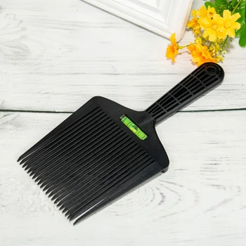 

Professional Flat Top Comb with Balance Liquid Long Teeth Barber Comb Afro Hair Fork Comb Brush Salon Dyeing Hairdressing Tools