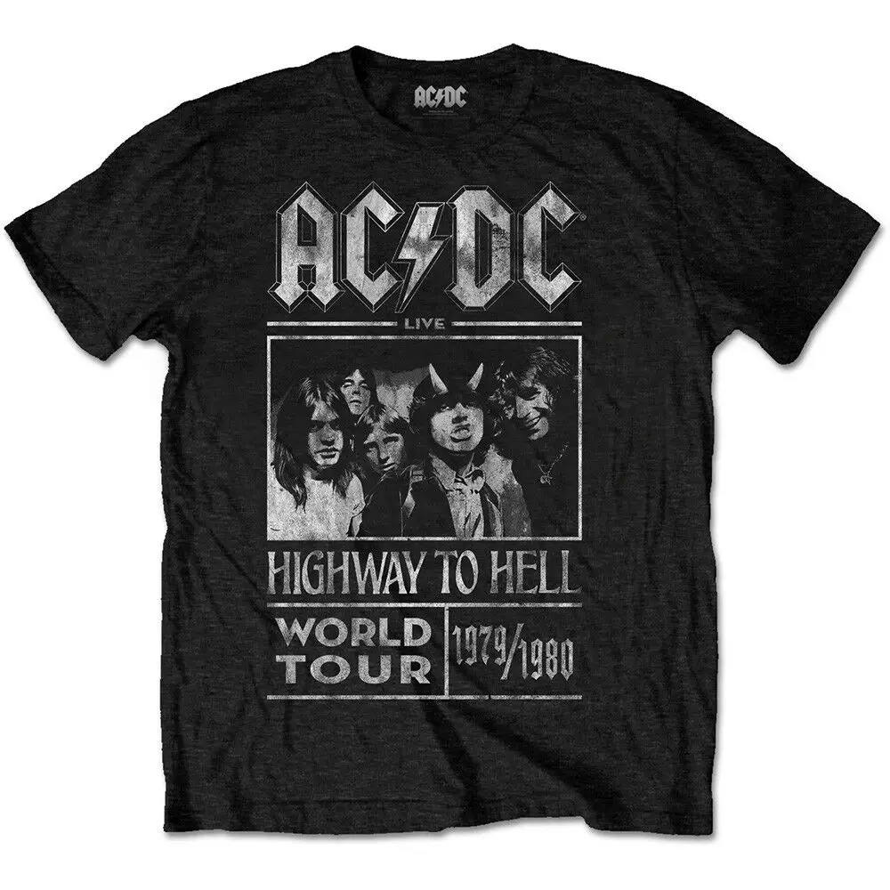 

AC/DC Highway To Hell World Tour 1979/80 Official Merchandise T-Shirt M/L/XL Neu