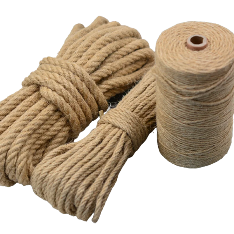 4/6/8/10mm Natural Jute Rope Twine Rope Hemp Twisted Cord Macrame