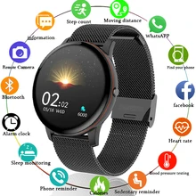 Lige 2020 novo relógio inteligente masculino tela de toque completa esportes multi-função relógio de freqüência cardíaca despertador lembrete de fitness smartwatch