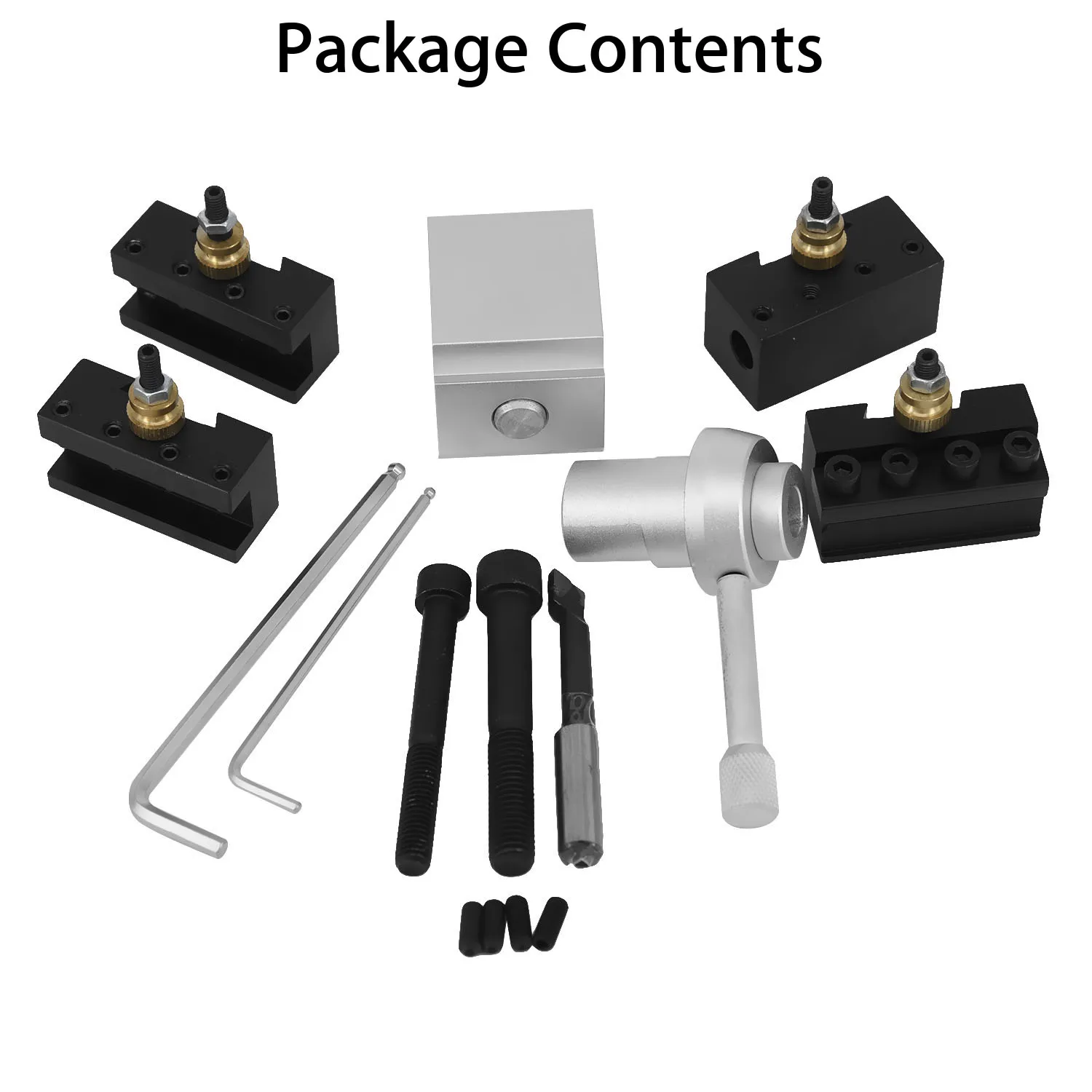 

Mini Quick Change Tool Post Holder Kit Accessory For Engine Lathe High Accuracy