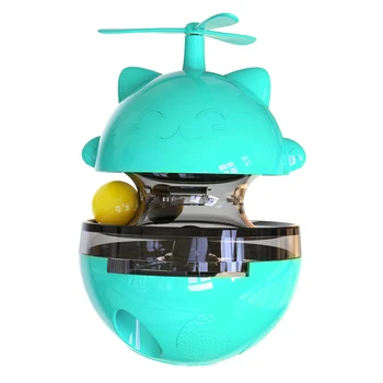 

Pet Supplies Portable Food Dispensing Cat Dog Interactive Track Spinning Ball Tumbler Educational Funny Turntable Toy Training
